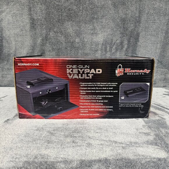 Hornady One Gun Keypad Vault Safe programmable keypad 16 gauge Steel 95433 - Picture 2 of 9